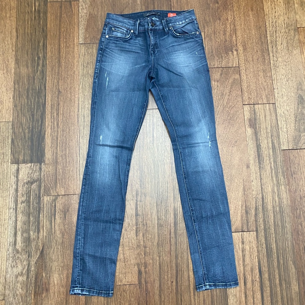 Anthropologie Level 99 Mid Rise Liza Skinny Denim Jean Sz 29